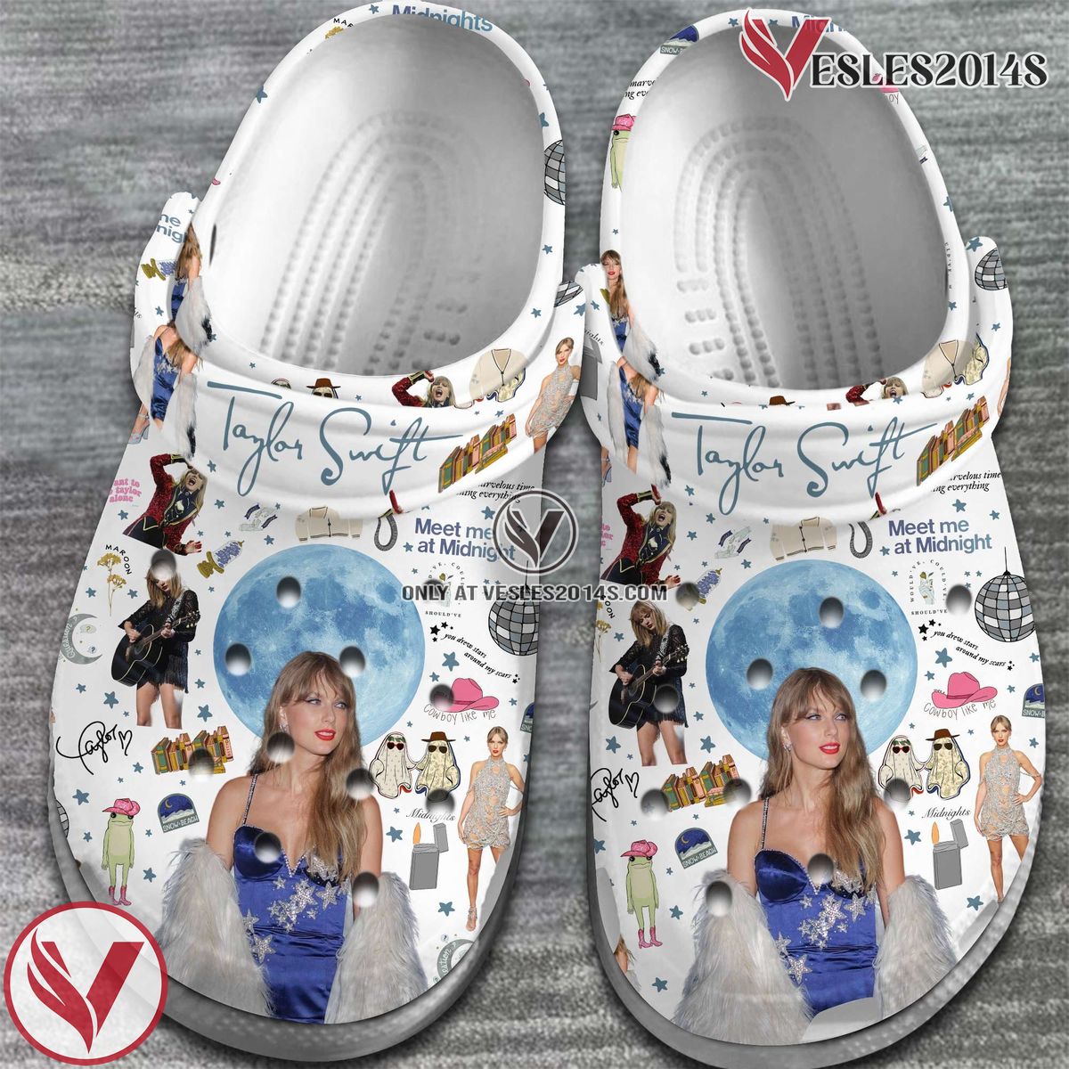 Taylor Swift Music Crocs Crocband Clogs Shoes, Unique Gifts For Fans Style 36 - Vesles2014S 2