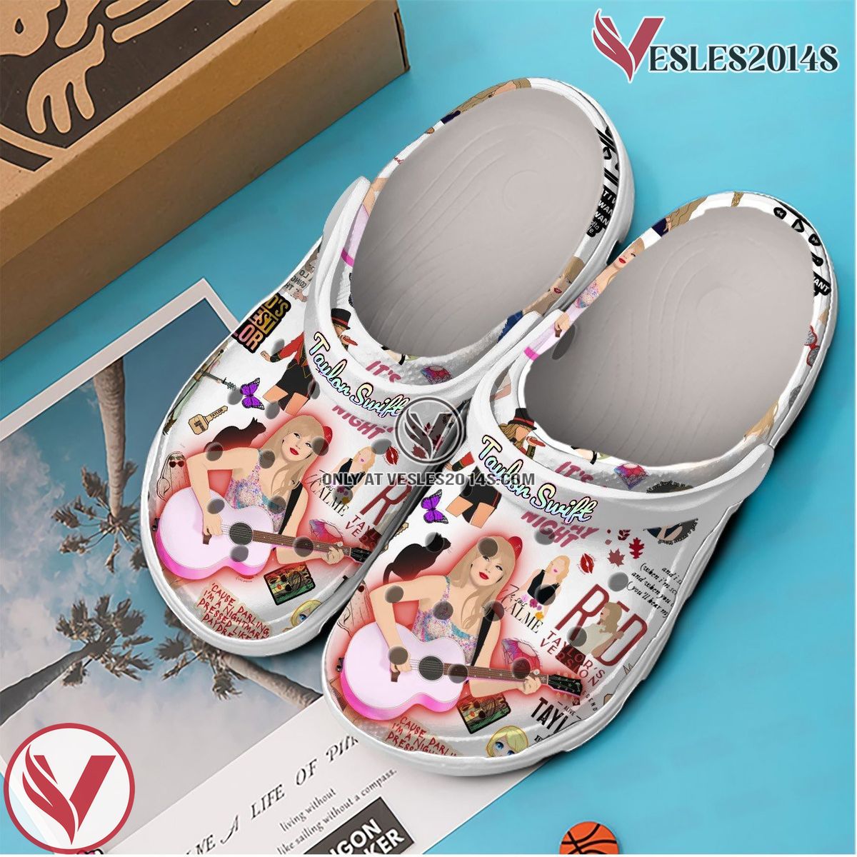 Taylor Swift Music Crocs Crocband Clogs Shoes, Unique Gifts For Fans Style 4 - Vesles2014S 2