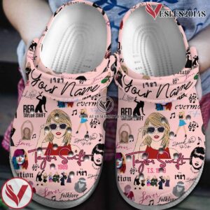 Taylor Swift Music Crocs Crocband Clogs Shoes, Unique Gifts For Fans Style 43 - Vesles2014S