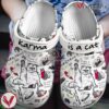 Taylor Swift Music Crocs Crocband Clogs Shoes, Unique Gifts For Fans Style 60 - Vesles2014S