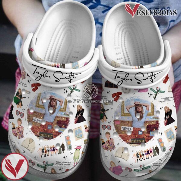 Taylor Swift Music Crocs Crocband Clogs Shoes, Unique Gifts For Fans Style 9 - Vesles2014S