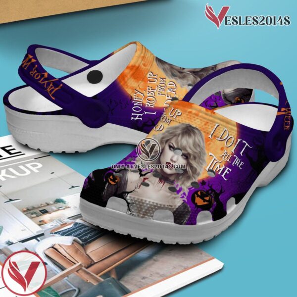 Taylor Swift Music Halloween Crocs Crocband Clogs Shoes, Unique Gifts For Fans - Vesles2014S 2