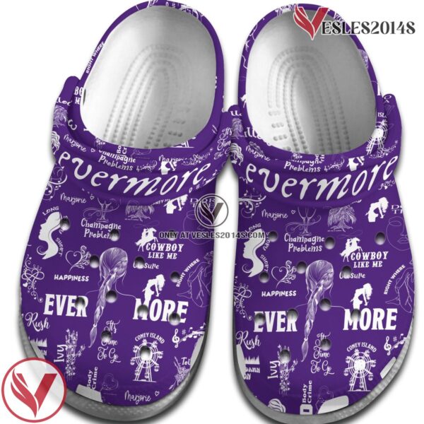 Taylor Swift Music evermore Crocs Crocband Clogs Shoes, Unique Gifts For Fans Style 3 - Vesles2014S 2