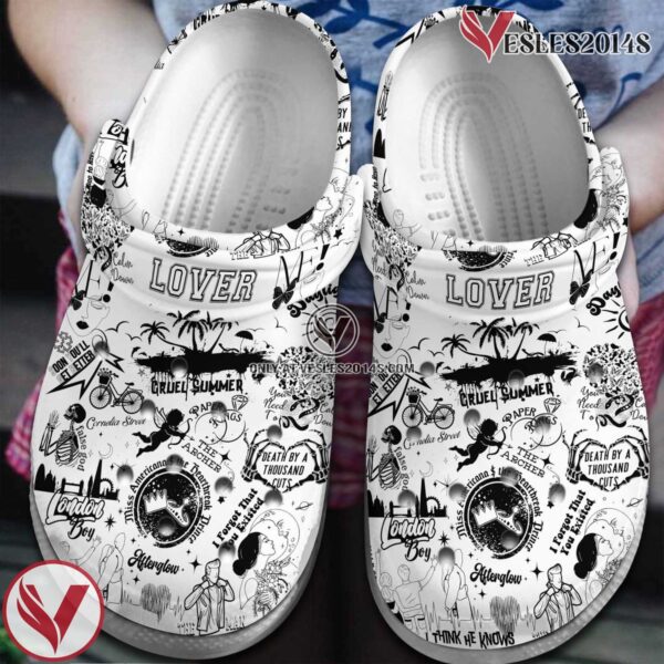 Taylor Swift Music lover Crocs Crocband Clogs Shoes, Unique Gifts For Fans Style 1 - Vesles2014S