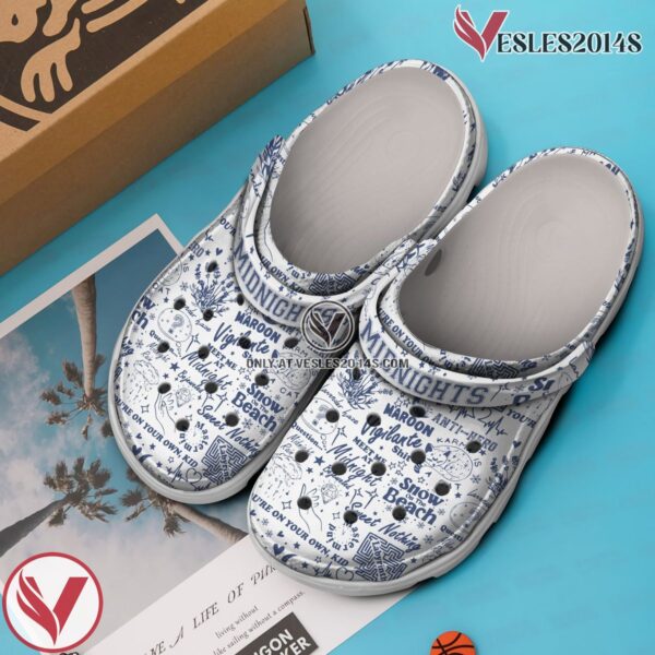Taylor Swift Music midnight Crocs Crocband Clogs Shoes, Unique Gifts For Fans Style 1 - Vesles2014S 2