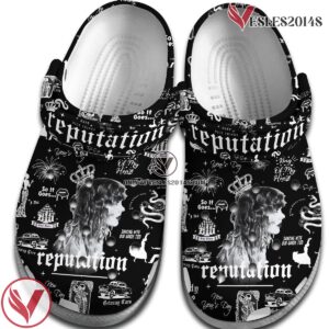Taylor Swift Music reputation Crocs Crocband Clogs Shoes, Unique Gifts For Fans Style 1 - Vesles2014S 2