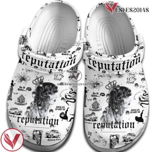 Taylor Swift Music reputation Crocs Crocband Clogs Shoes, Unique Gifts For Fans Style 2 - Vesles2014S 2