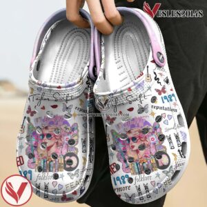 Taylor Swift Reputation Album Music Crocs Crocband Clogs Shoes, Unique Gifts For Fans - Vesles2014S 3