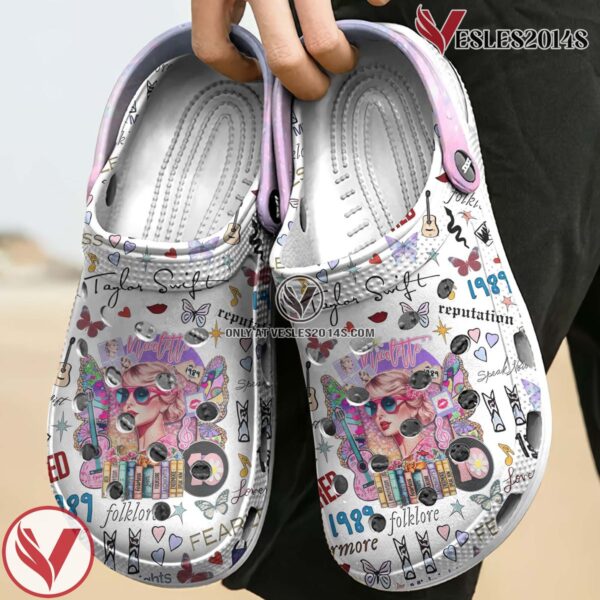 Taylor Swift Reputation Album Music Crocs Crocband Clogs Shoes, Unique Gifts For Fans - Vesles2014S 3