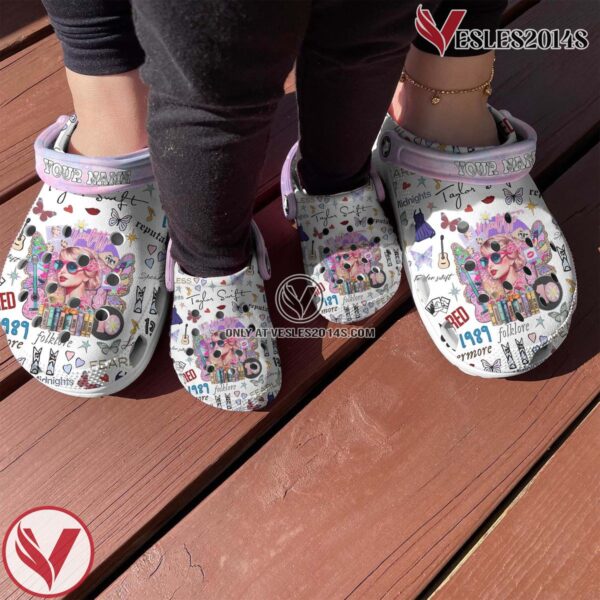 Taylor Swift Reputation Album Music Crocs Crocband Clogs Shoes, Unique Gifts For Fans - Vesles2014S 4