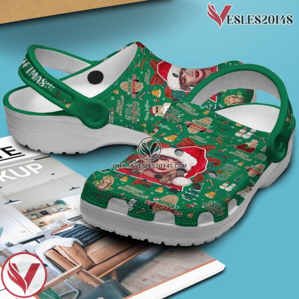 Taylor Swift Swiftmas Music Crocs Crocband Clogs Shoes, Unique Gifts For Fans Style 1 - Vesles2014S 3