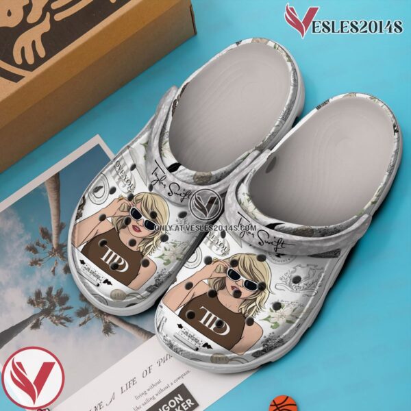 Taylor Swift TTDP Album Music Crocs Crocband Clogs Shoes, Unique Gifts For Fans Style 2 - Vesles2014S 3