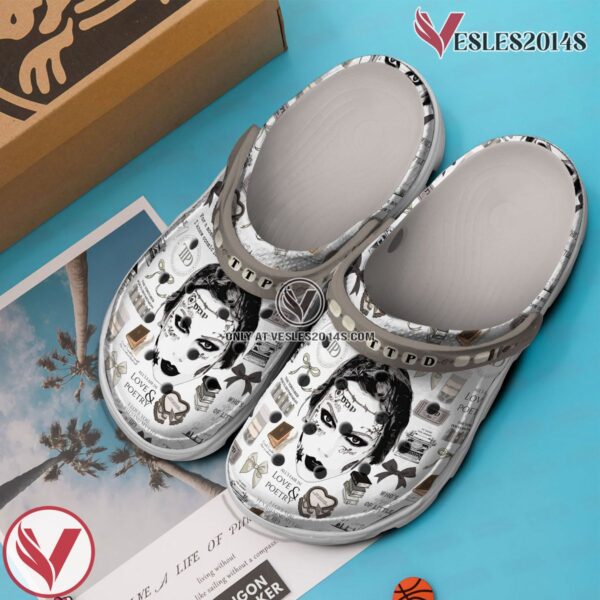 Taylor Swift TTPD Album Music Crocs Crocband Clogs Shoes, Unique Gifts For Fans - Vesles2014S 2