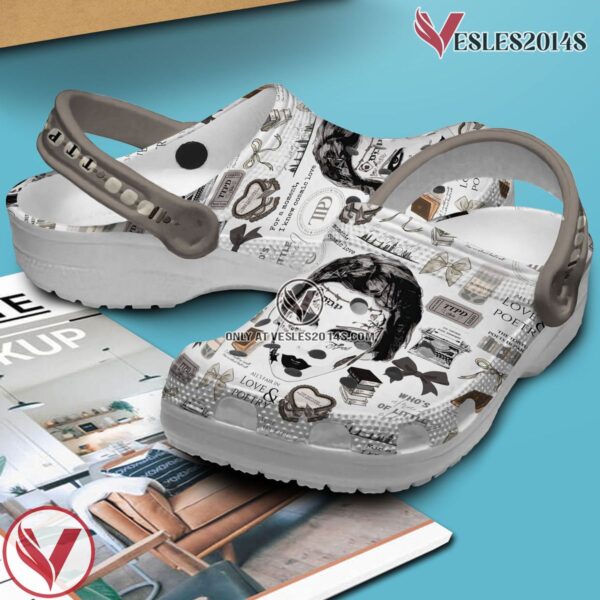 Taylor Swift TTPD Album Music Crocs Crocband Clogs Shoes, Unique Gifts For Fans - Vesles2014S 3
