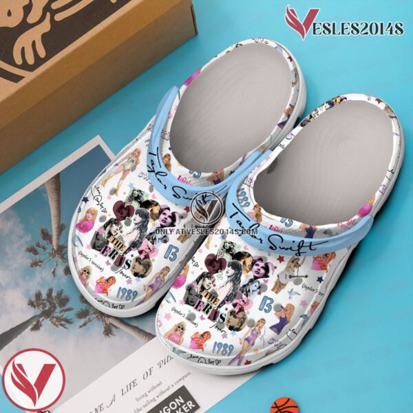 Taylor Swift The Eras Tour Music Crocs Crocband Clogs Shoes, Unique Gifts For Fans Style 1 - Vesles2014S 2