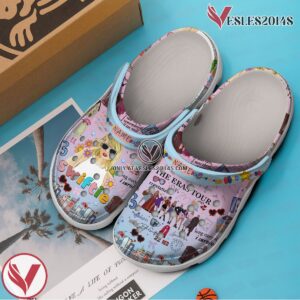 Taylor Swift The Eras Tour Music Crocs Crocband Clogs Shoes, Unique Gifts For Fans Style 2 - Vesles2014S 3