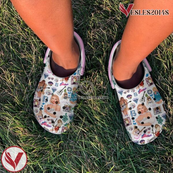 Taylor Swift The Eras Tour Music Crocs Crocband Clogs Shoes, Unique Gifts For Fans Style 4 - Vesles2014S 2