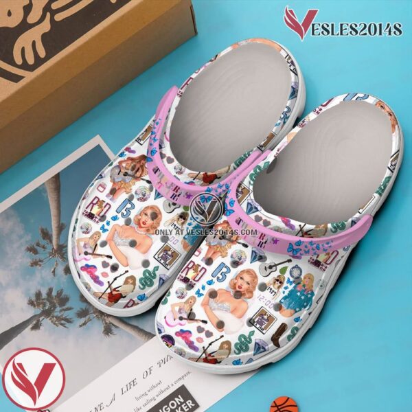Taylor Swift The Eras Tour Music Crocs Crocband Clogs Shoes, Unique Gifts For Fans Style 4 - Vesles2014S 4