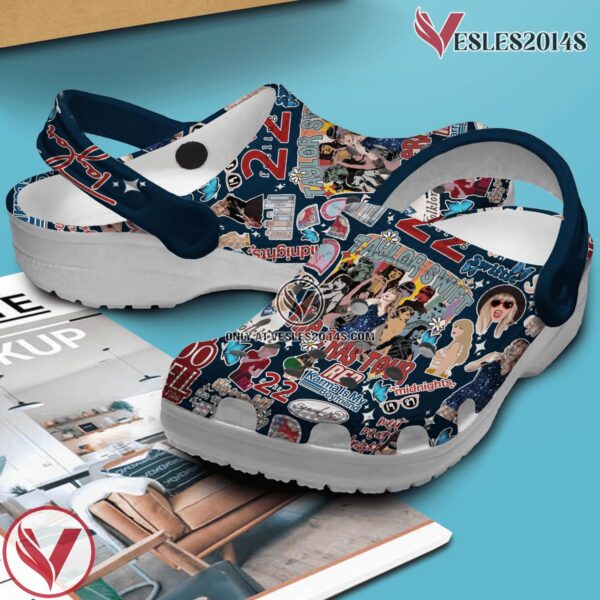 Taylor Swift The Eras Tour Singer Music Crocs Crocband Clogs Shoes, Unique Gifts For Fans Style 1 - Vesles2014S 2