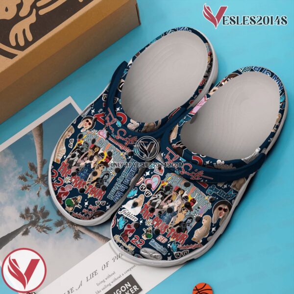 Taylor Swift The Eras Tour Singer Music Crocs Crocband Clogs Shoes, Unique Gifts For Fans Style 1 - Vesles2014S 3