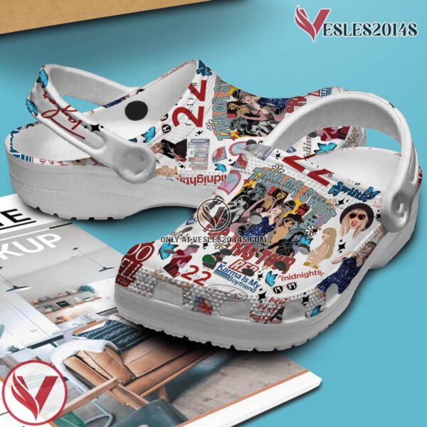 Taylor Swift The Eras Tour Singer Music Crocs Crocband Clogs Shoes, Unique Gifts For Fans Style 2 - Vesles2014S 2