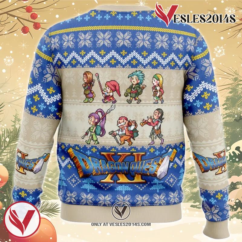 Team Quest Dragon Quest Ugly Christmas Sweater, Unique Christmas Gift For Fans - Vesles2014S 1