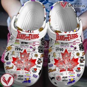Tears for Fears Band Music Crocs Crocband Clogs Shoes, Unique Gifts For Fans - Vesles2014S