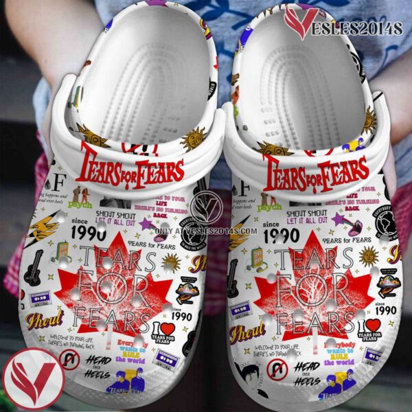 Tears for Fears Band Music Crocs Crocband Clogs Shoes, Unique Gifts For Fans - Vesles2014S