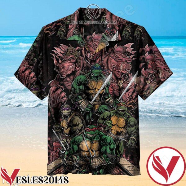 Teenage Mutant Ninja Turtles Deathstroke Colors Hawaiian Shirt, Unique Gifts For Friends - Vesles2014S 1