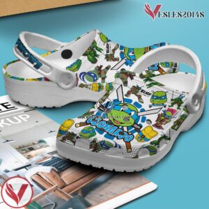 Teenage Mutant Ninja Turtles (LEONARDO) Cartoon Crocs Crocband Shoes Clogs For Men Women and Kids, Unique Gift From  Vesles2014S 2