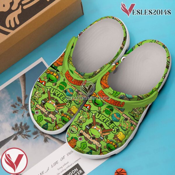 Teenage Mutant Ninja Turtles (MICHELANGELO) Cartoon Crocs Crocband Clogs Shoes For Men Women and Kids, Unique Gift From  Vesles2014S 3