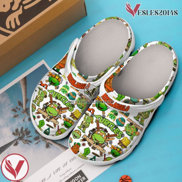 Teenage Mutant Ninja Turtles (MICHELANGELO) Cartoon Crocs Crocband Shoes Clogs For Men Women and Kids, Unique Gift From  Vesles2014S 3