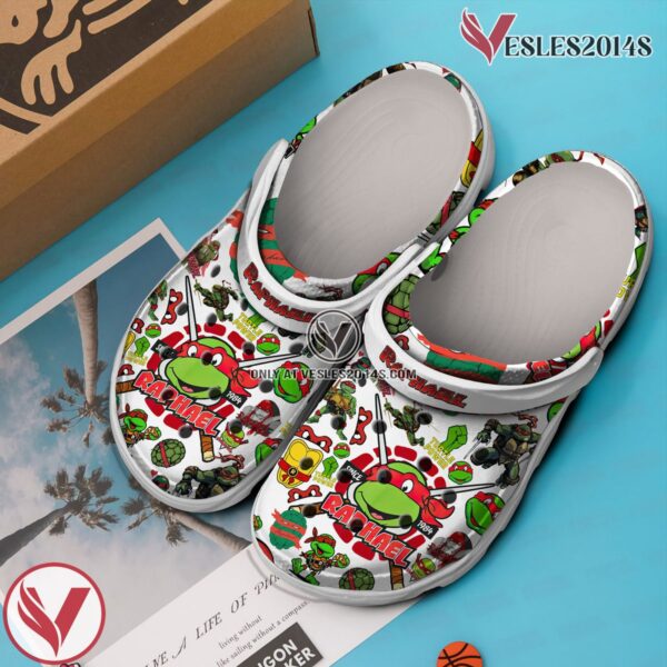 Teenage Mutant Ninja Turtles (RAPHAEL) Cartoon Crocs Crocband Shoes Clogs For Men Women and Kids, Unique Gift From  Vesles2014S 2