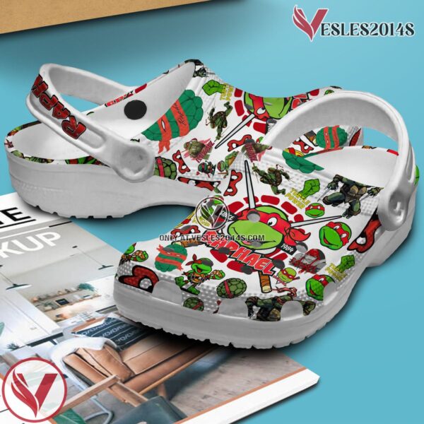 Teenage Mutant Ninja Turtles (RAPHAEL) Cartoon Crocs Crocband Shoes Clogs For Men Women and Kids, Unique Gift From  Vesles2014S 3