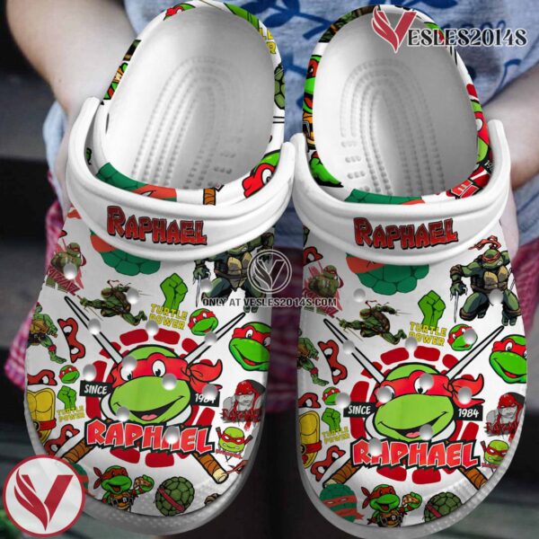 Teenage Mutant Ninja Turtles (RAPHAEL) Cartoon Crocs Crocband Shoes Clogs For Men Women and Kids, Unique Gift From  Vesles2014S