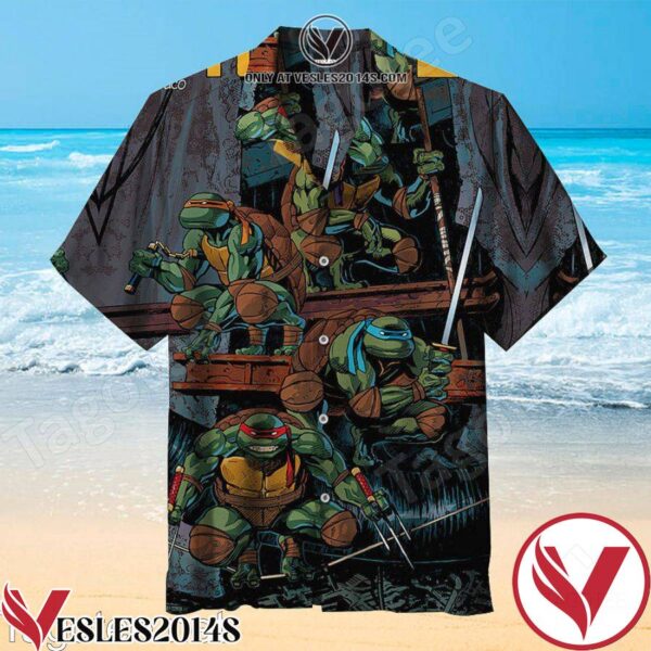 Teenage Mutant Ninja Turtles The Green Team Hawaiian Shirt, Unique Gifts For Friends - Vesles2014S 1