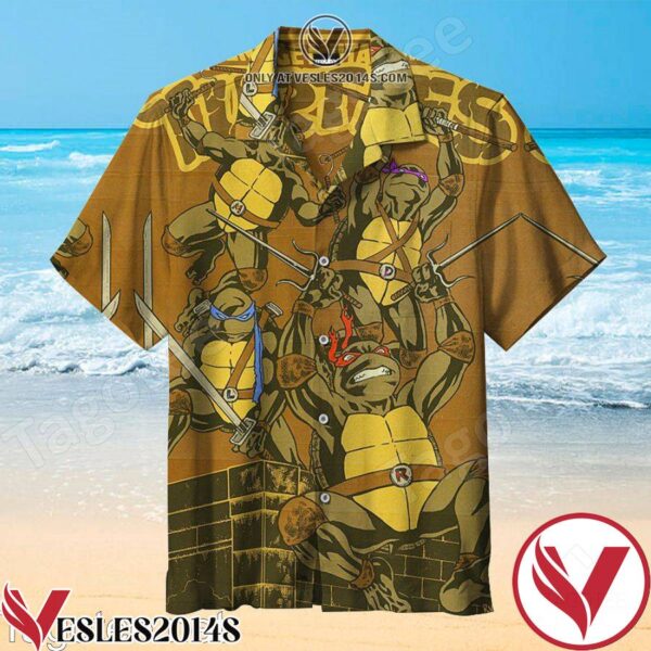 Teenage Mutant Ninja Turtles Turtle Power Hawaiian Shirt, Unique Gifts For Friends - Vesles2014S 1