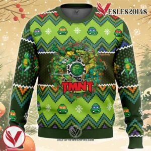 Teenage Mutant Ninja Turtles Ugly Christmas Sweater, Unique Christmas Gift For Fans - Vesles2014S