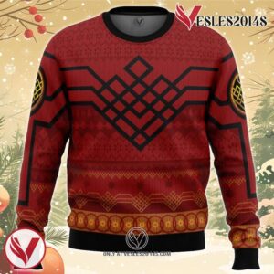 Ten Golden Rings Shang-Chi Marvel Ugly Christmas Sweater, Unique Christmas Gift For Fans - Vesles2014S
