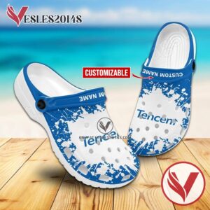 Tencent Logo Crocs Shoes For Men And Women, Unique Clogs Shoes For Fans - Vesles2014S