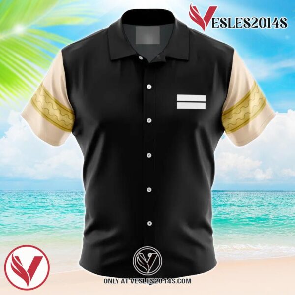 Tengen Uzui Demon Slayer Hawaiian Button Up Shirt, Perfect Gifts For Anime Lovers - Vesles2014S