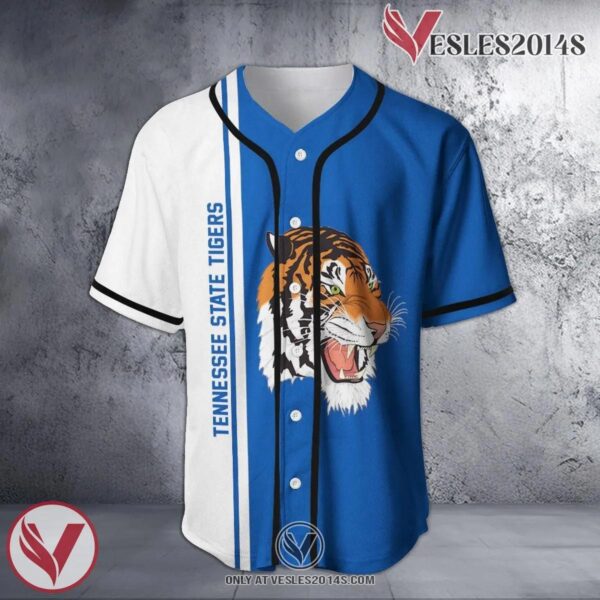 Tennessee State Tigers Baseball Jersey Half Style NCAA, Unique Gifts For Fans - Vesles2014s
