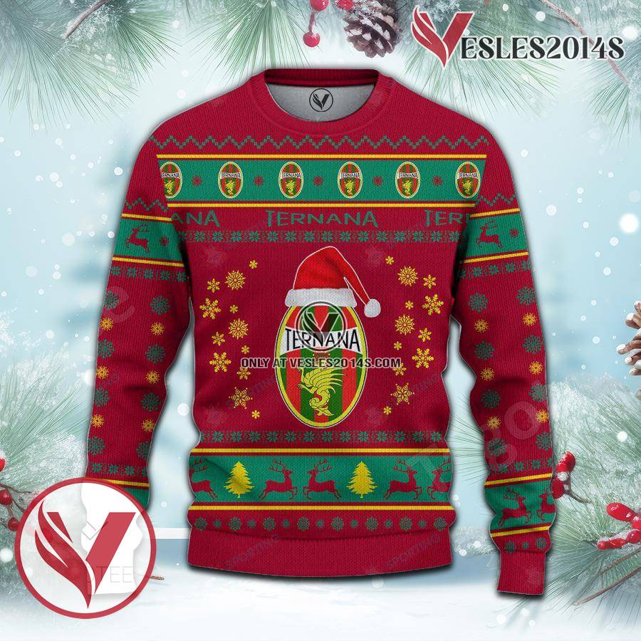 Ternana Calcio Sport Ugly Christmas Sweater, Unique Gifts For Fans - Vesles2014aS 2