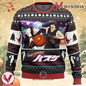 Tetsuya And Taiga Kuroko’s Basketball Ugly Christmas Sweater, Unique Christmas Gift For Fans - Vesles2014S