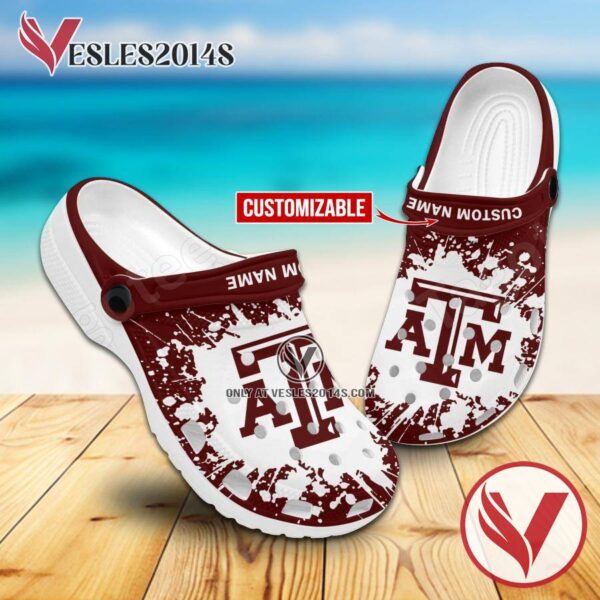Texas A&M Logo Custom Crocs Shoes For Men And Women, Unique Clogs Shoes For Fans - Vesles2014S