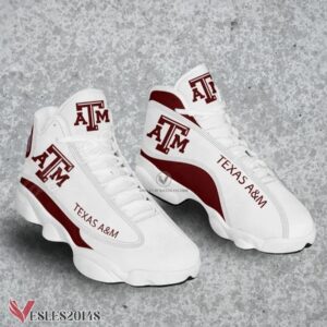 Texas A&M NCAA Logo Air Jordan 13 Shoes, Best Sneaker Gifts For Fans - Vesles2014s