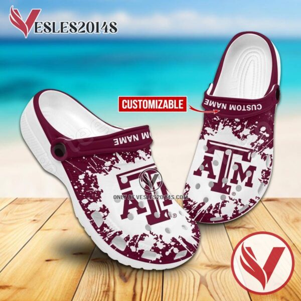 Texas A&M University at Galveston Logo Crocs Shoes For Men And Women, Unique Clogs Shoes For Fans - Vesles2014S