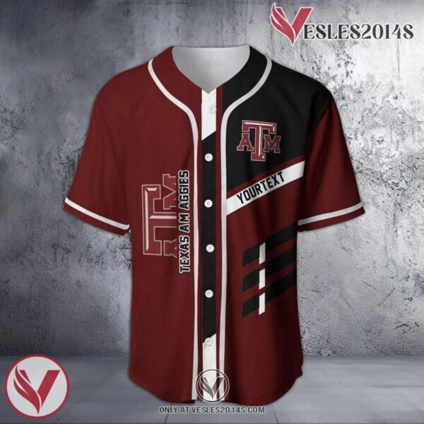 Texas Am Aggies NCAA Baseball Jersey, Unique Gifts For Fans - Vesles2014s
