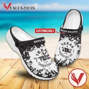 Texas Barber College Custom Crocs Shoes For Men And Women, Unique Clogs Shoes For Fans - Vesles2014S