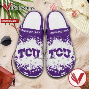 Texas Christian University Custom Crocs Shoes For Men And Women, Unique Clogs Shoes For Fans - Vesles2014S 1